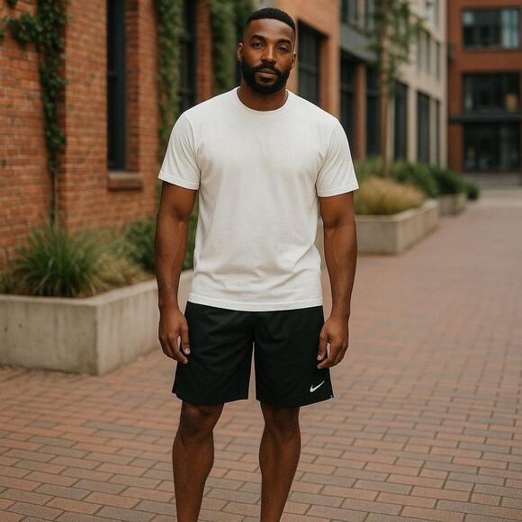 NWT Nike Dry Fit Technology Men's Black Shorts - Picture 1 of 3